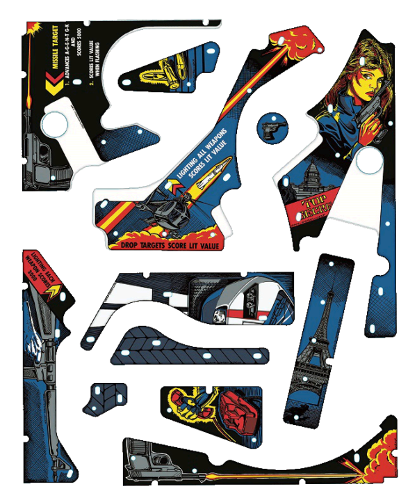 Spy Hunter Plastic Set