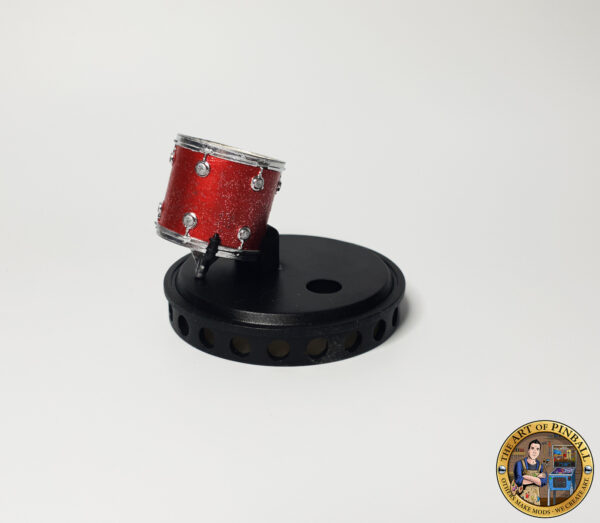 Guns N’ Roses Sculpted Drum Set Pop Bumper Covers by The Art of Pinball