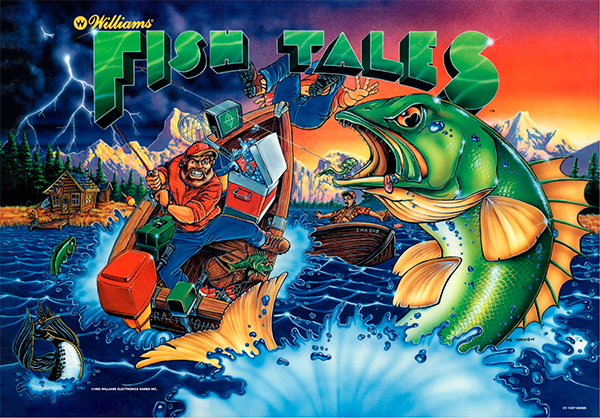 Fish Tales Acrylic Backglass - Image 1
