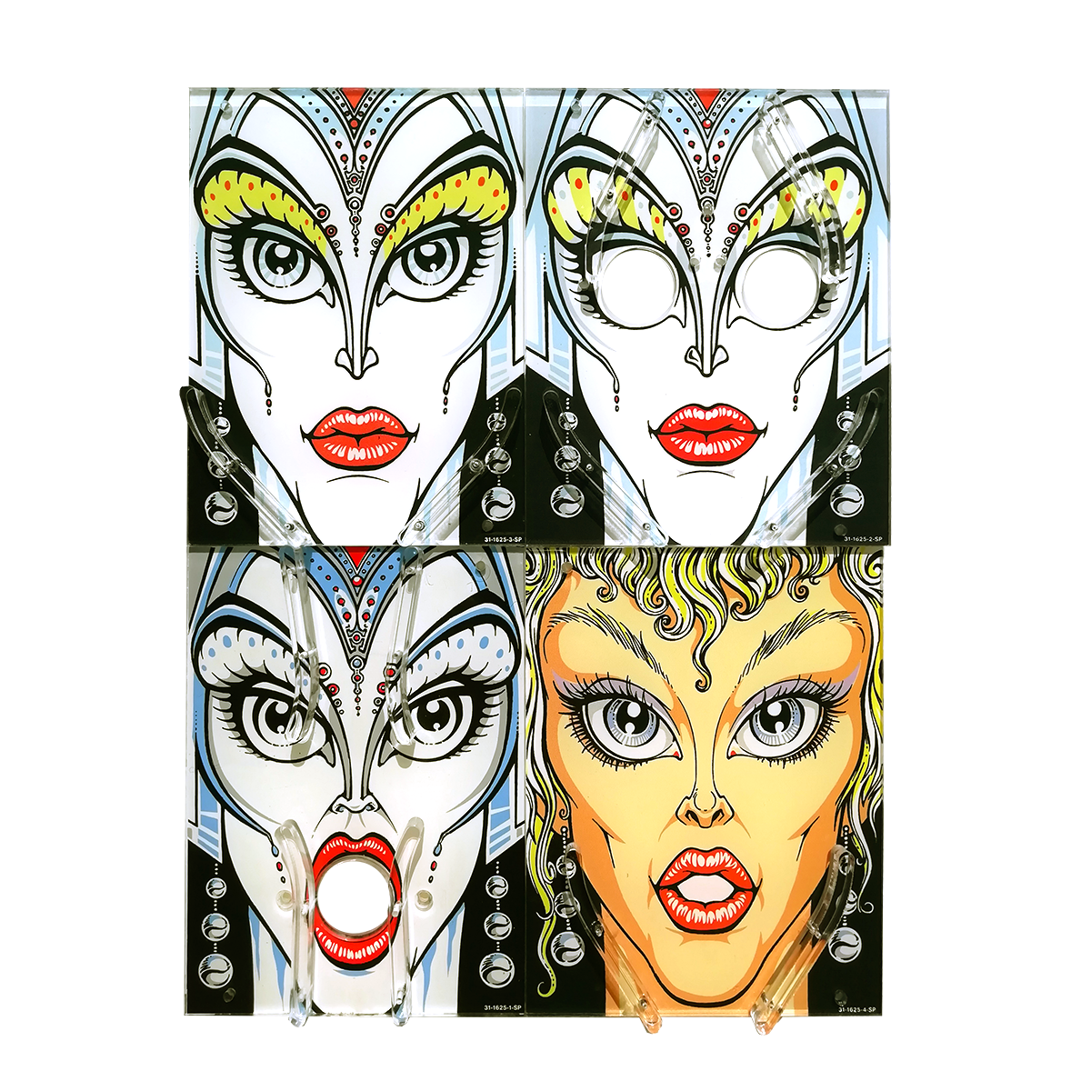 The Machine: Bride of Pinbot 4 Face Cube Set A-14121 - Image 1