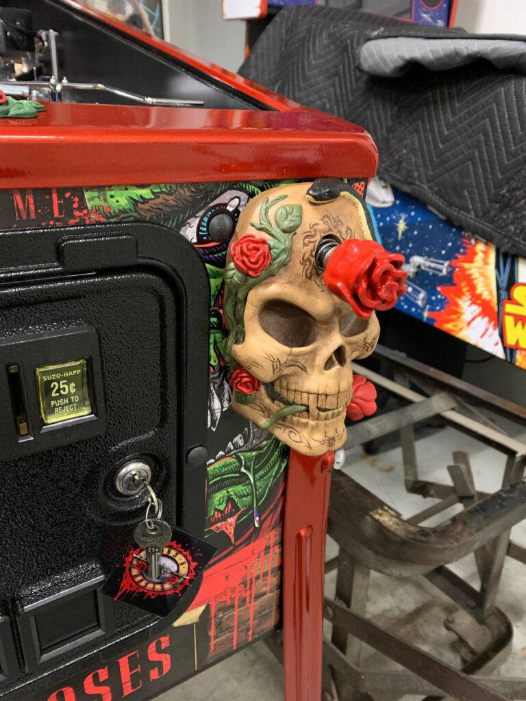 Guns N’ Roses Sculpted Skull Shooter by The Art of Pinball