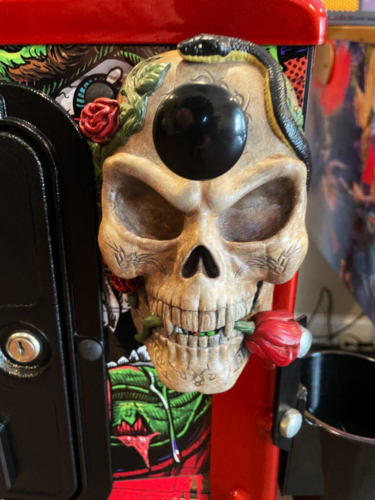 Guns N’ Roses Sculpted Skull Shooter by The Art of Pinball