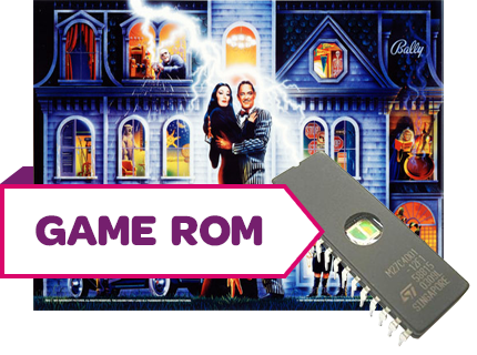 Addams Family GOLD Game/Sound Rom Set - Image 1