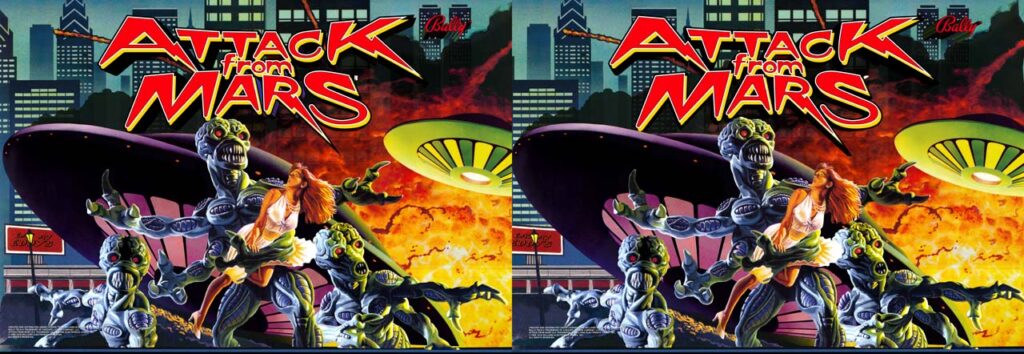Attack from Mars 3D Translite