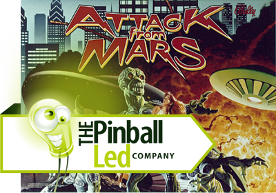 Attack from Mars UltiFlux Playfield LED Set