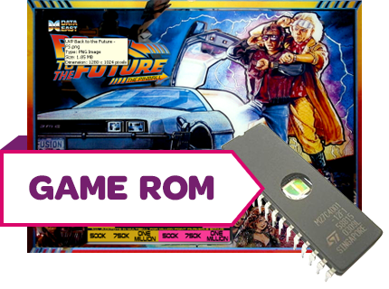 Back to the Future CPU Game Rom Set (German)