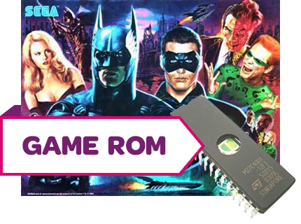 Batman Forever Game/Display Rom Set Swedish
