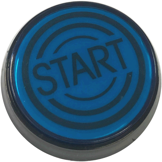 Data East Start Button Blue