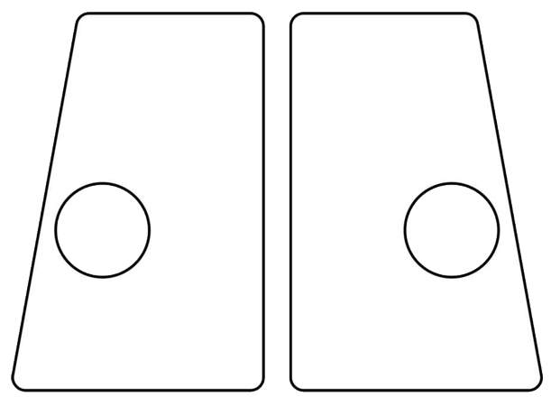 Flipper Button Cabinet Protectors Clear