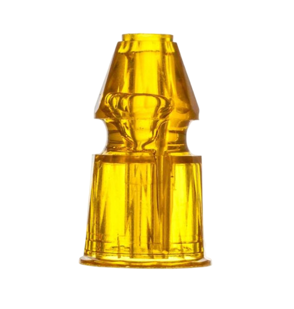 Star Post Faceted Yellow - Image 1
