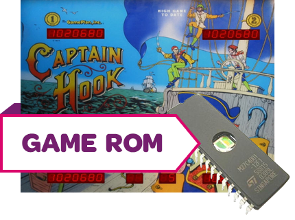 Captain Hook CPU Game Rom A