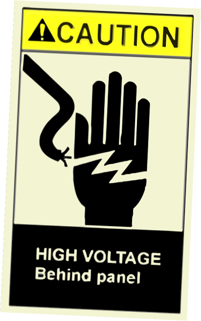 Caution Decal