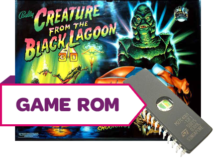 Creature from the Black Lagoon CPU Game Rom L4C