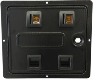 Coin Door 2 Chute Coin