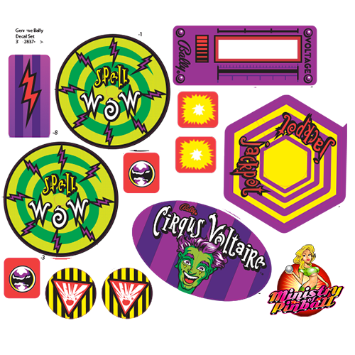 Cirqus Voltaire Decal Set - Image 1
