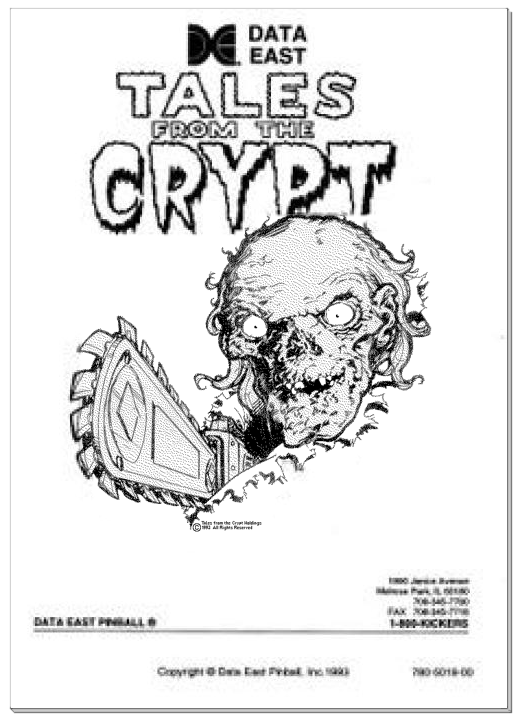 Tales from the Crypt Manual - Image 1