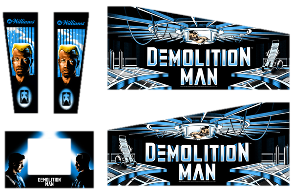 Demolition Man Cabinet Decals (Next Gen)