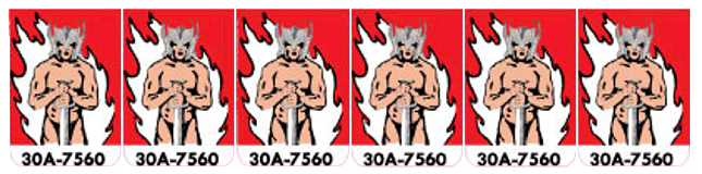 Gorgar Target Decals Laminated