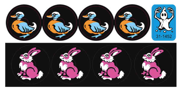 Cyclone Target Decals Set Laminated
