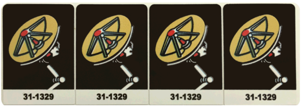Space Shuttle Target Decals - Ministry of Pinball