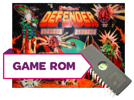 Defender CPU Game Rom Set - Image 1