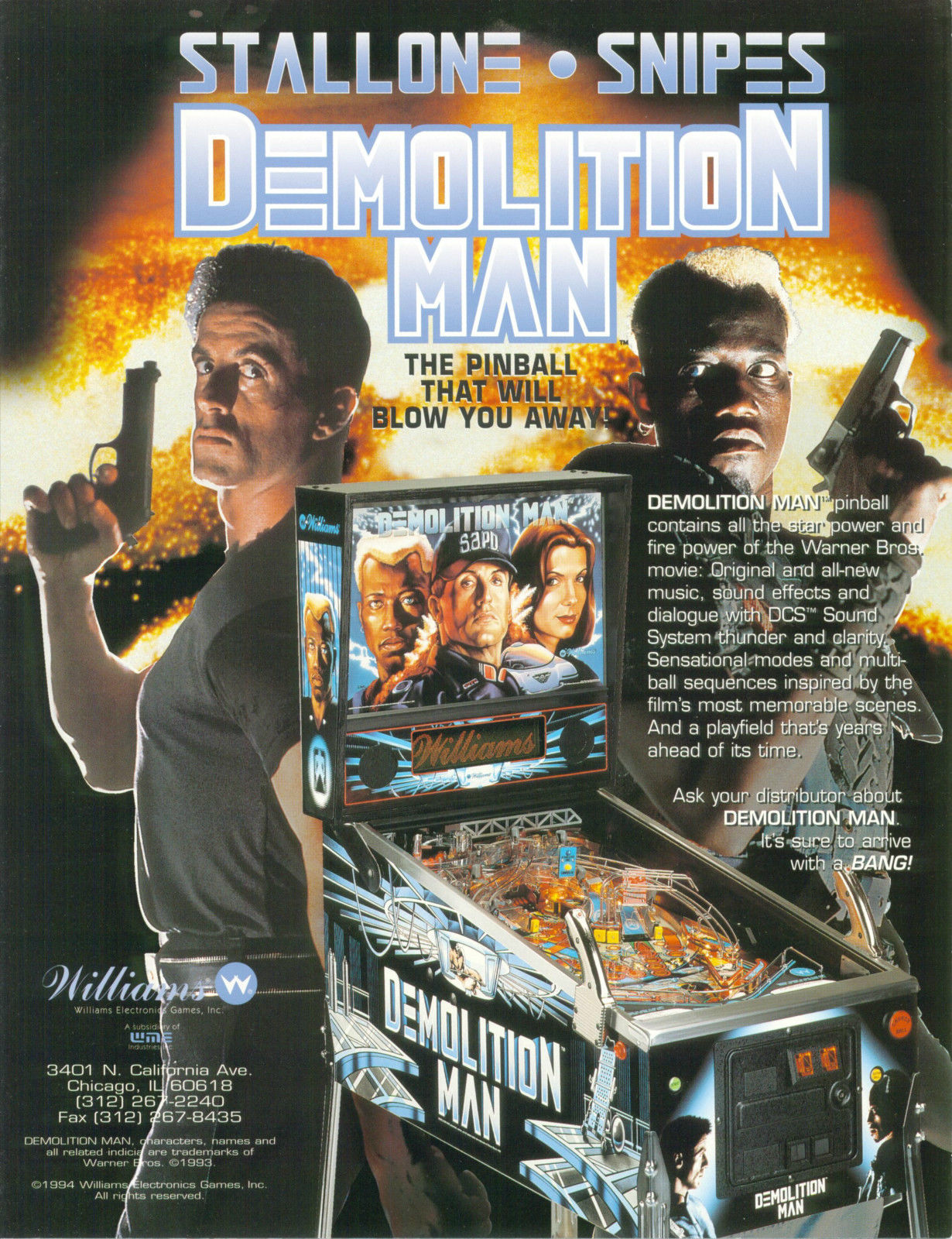 Demolition Man Flyer - Image 1
