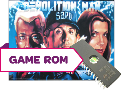 Demolition Man Profanity Rom Set 6 Home (Coin Play) - Image 1