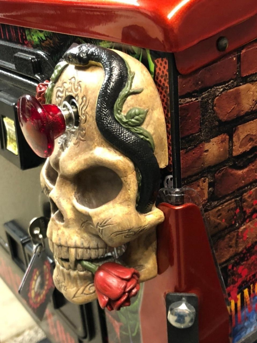 Guns N’ Roses Sculpted Skull Shooter by The Art of Pinball - Image 2