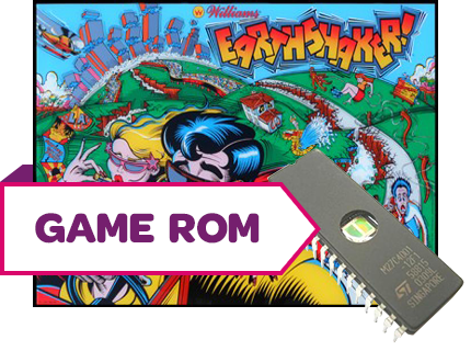 Earthshaker CPU Game Rom