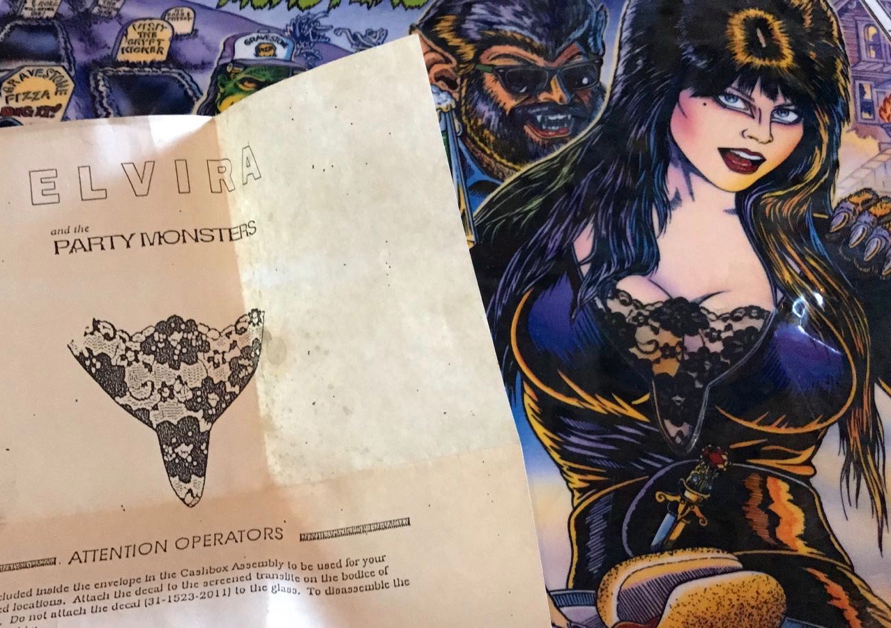 Elvira and the Party Monsters Censor Decal - Image 1