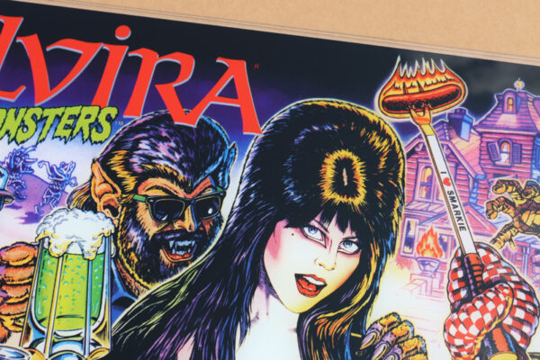Elvira and the Party Monsters Backglass