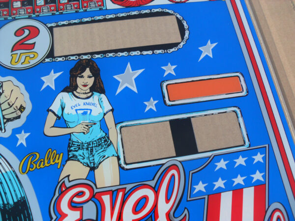 Evel Knievel Backglass