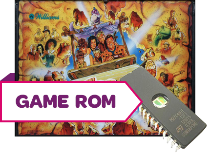 The Flintstones CPU Game Rom LX-5