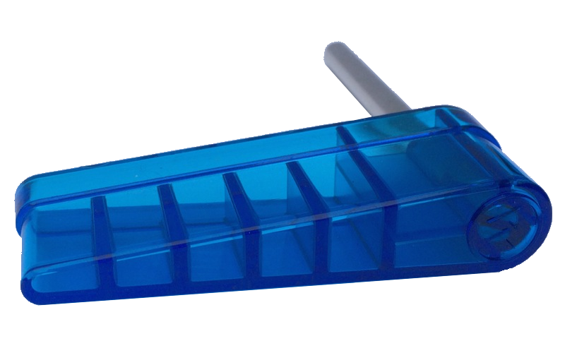 Williams Flipper Transparent Light Blue Bat