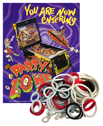 Party Zone rubberset