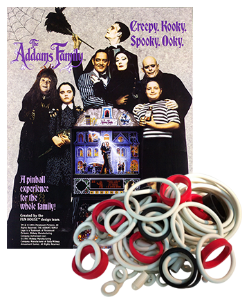 Addams Family & Gold Rubberset