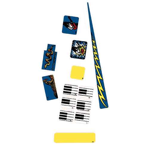 Guns N' Roses Playfield Decal Set - Image 1