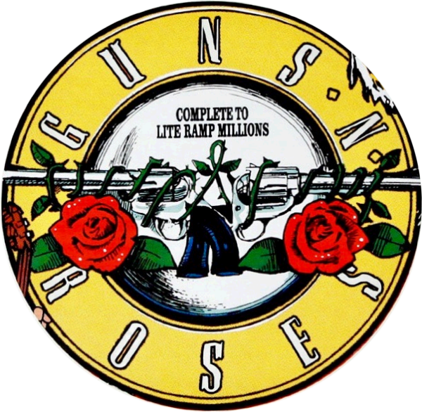 Guns N' Roses Playfield Overlay