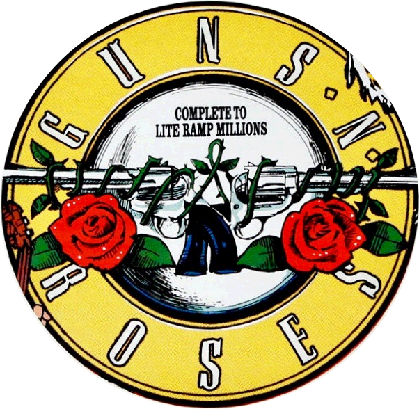 Guns N' Roses Playfield Overlay - Image 1