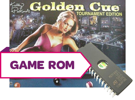 Golden Cue Game/Display Rom Set