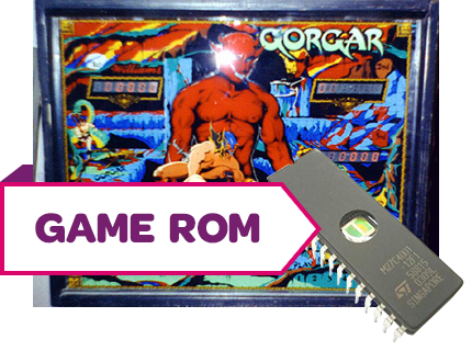 Gorgar CPU After-Factory Modified Game Rom