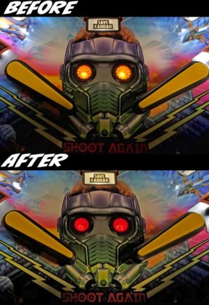 Guardians of the Galaxy Star Lord Eyes Insert Bracket