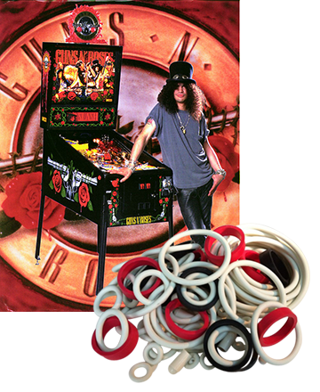 Guns N' Roses Rubber Set