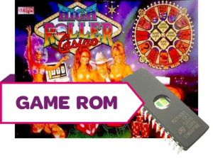 High Roller Casino Game/Display/Sound Rom Set (French)