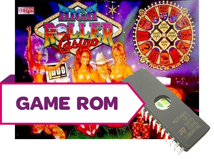High Roller Casino Game/Display/Sound Rom Set (Italian) - Image 1