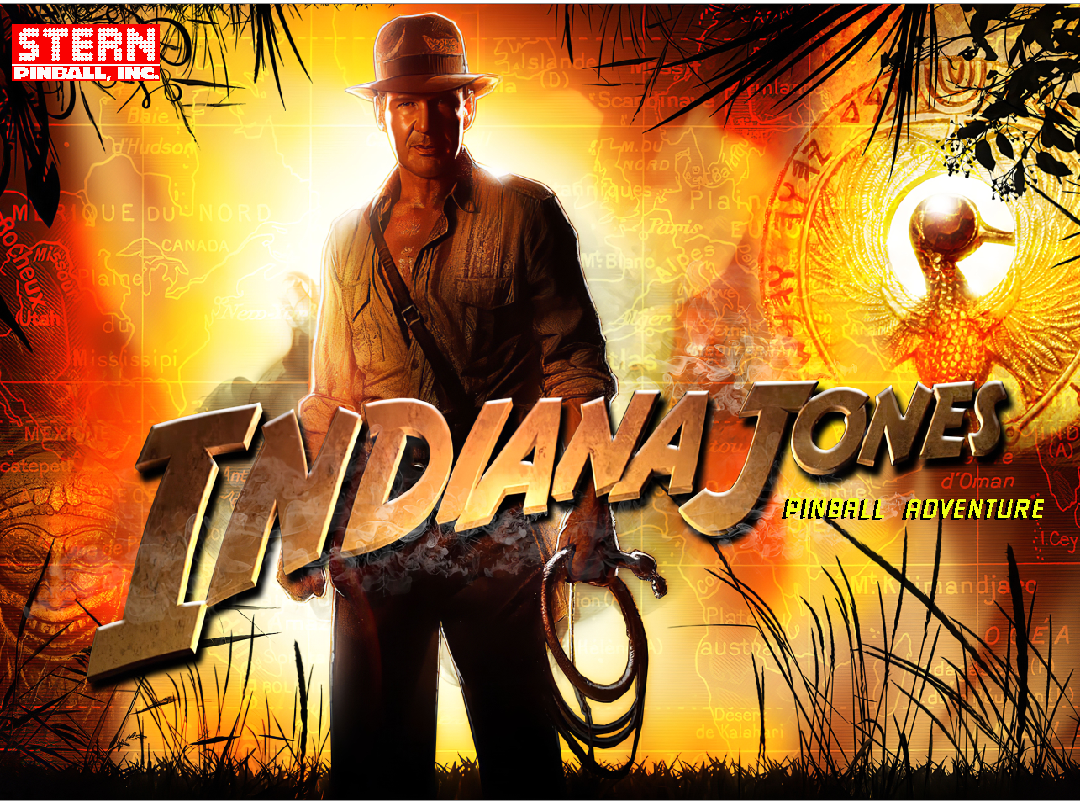 Indiana Jones (Stern) Alternate Translite - Image 1