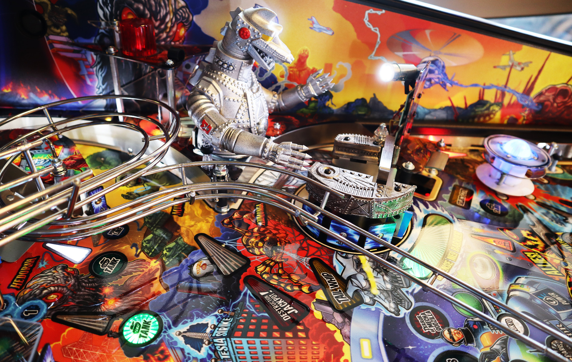 Godzilla Mechagodzilla Shield Sculpt by The Art of Pinball - Image 9