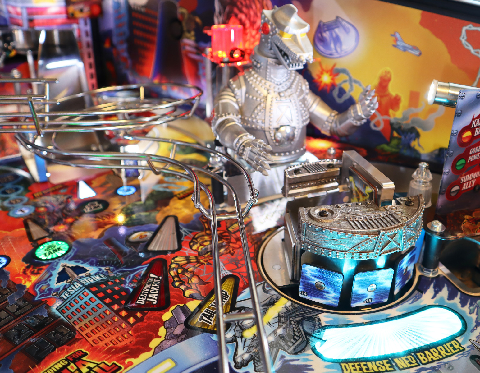 Godzilla Mechagodzilla Shield Sculpt by The Art of Pinball - Image 7