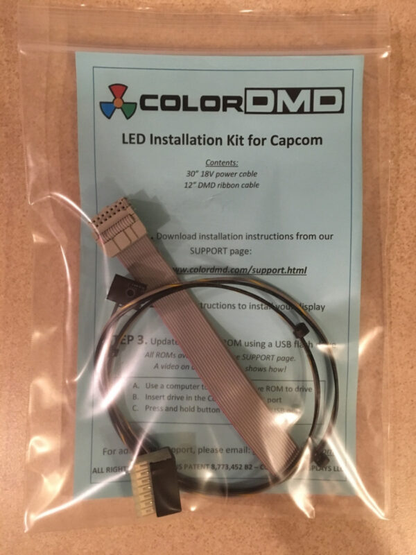 ColorDMD Capcom Cable Kit - Ministry of Pinball