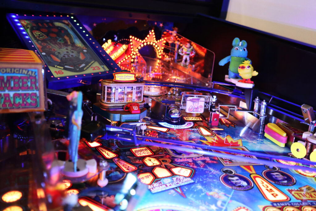 Toy Story 4 Sculpted Interactive Curio Cabinet by The Art of Pinball